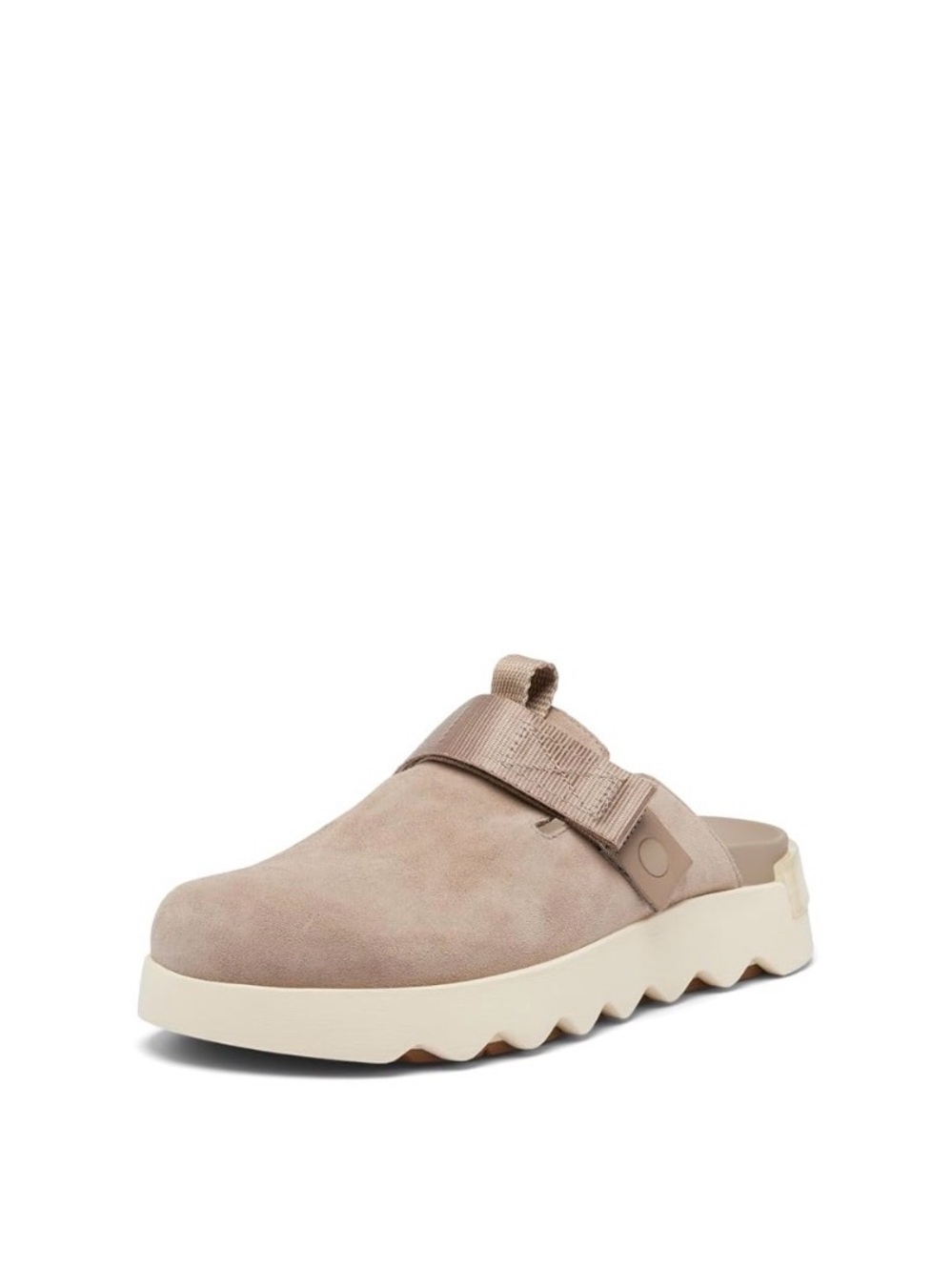 Sorel Women's Taupe Suede Slip-On Clog Mule